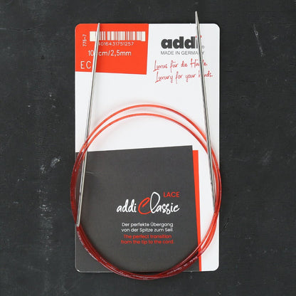 Addi 2,5mm 100cm Uzun Uçlu Misinalı Örgü Şişi - 775-7