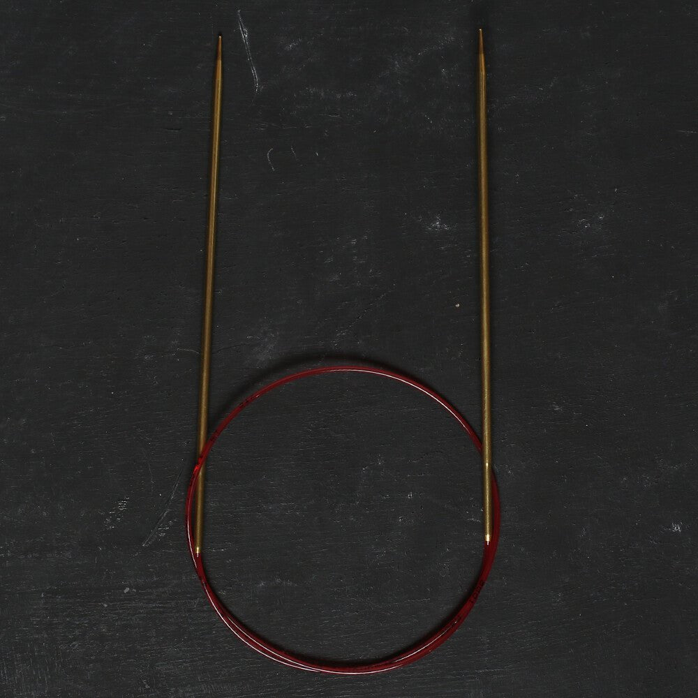 Addi 2,5mm 60cm Klasik Uzun Uçlu Misinalı Örgü Şişi- 755-7