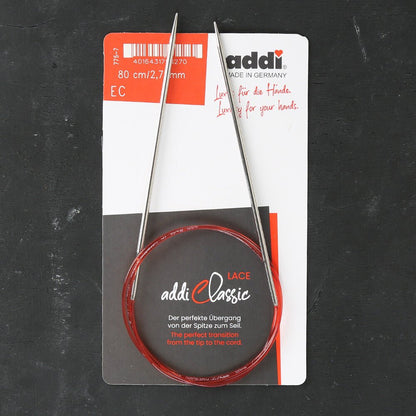Addi 2.75mm 80cm Uzun Uçlu Misinalı Örgü Şişi - 775-7