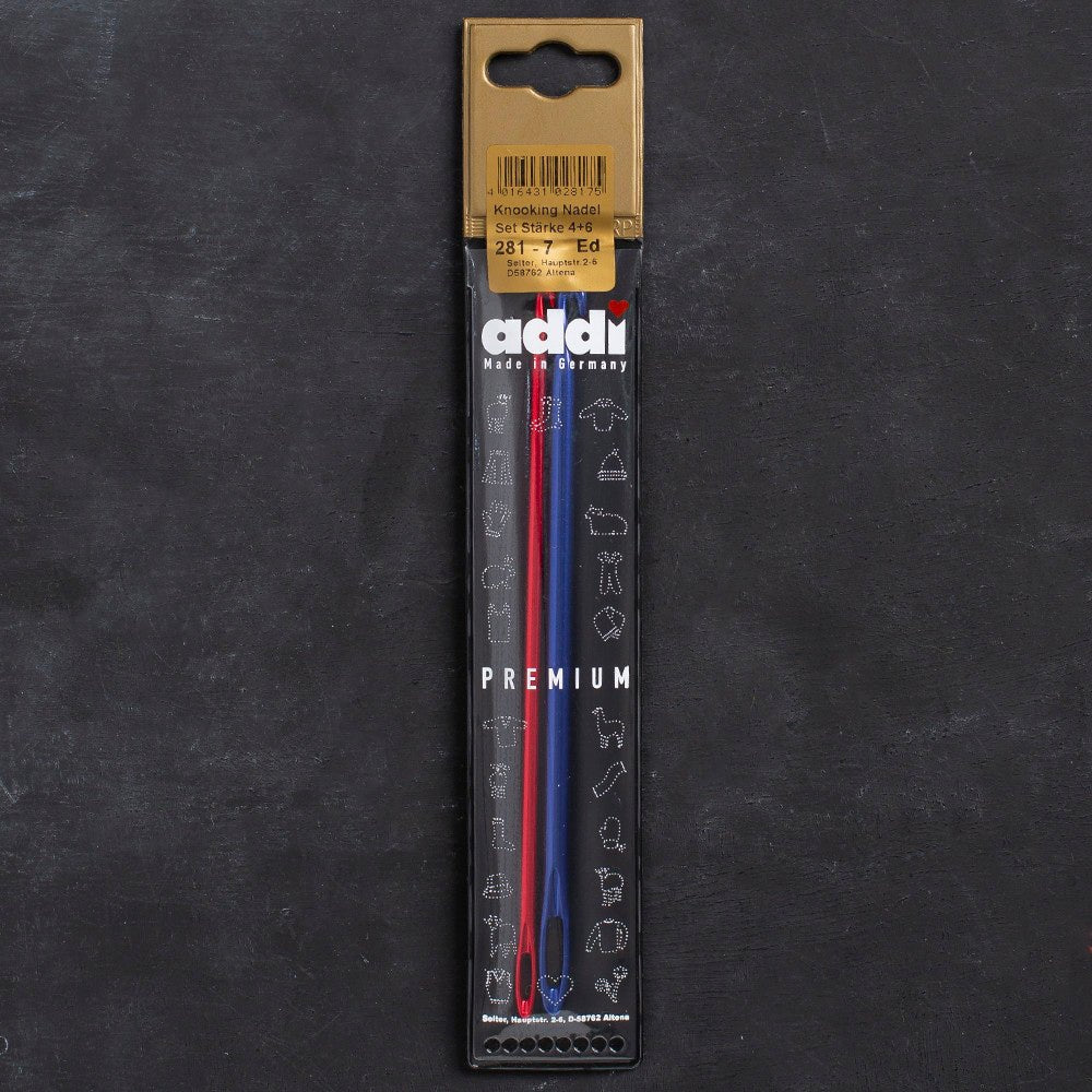 Addi 2'li 16cm İğne Delikli Tığ - 281-7