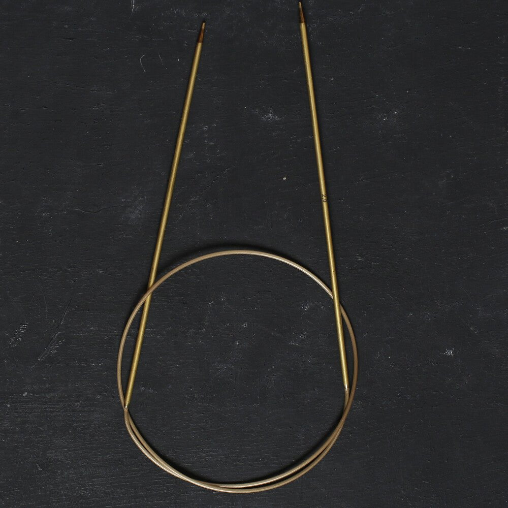 Addi 2mm 60cm Klasik Uzun Uçlu Misinalı Örgü Şişi - 755-7
