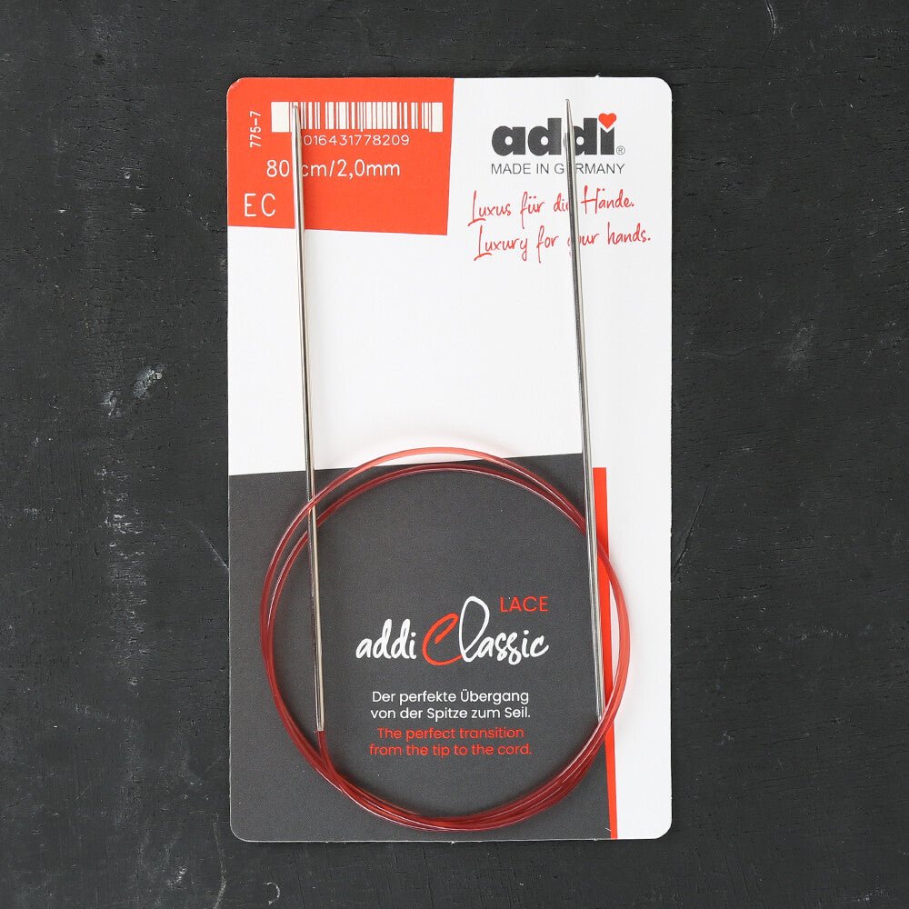 Addi 2mm 80cm Misinalı Dantel Şişi - 775-7