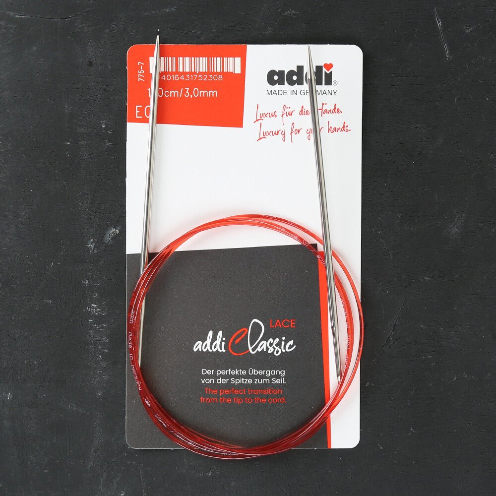 Addi 3,0mm 120cm Misinalı Dantel Şişi - 775-7