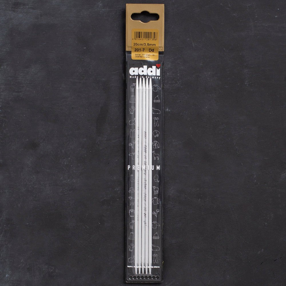 Addi 3,5mm 20cm 5'li Çorap Şişi - 201-7