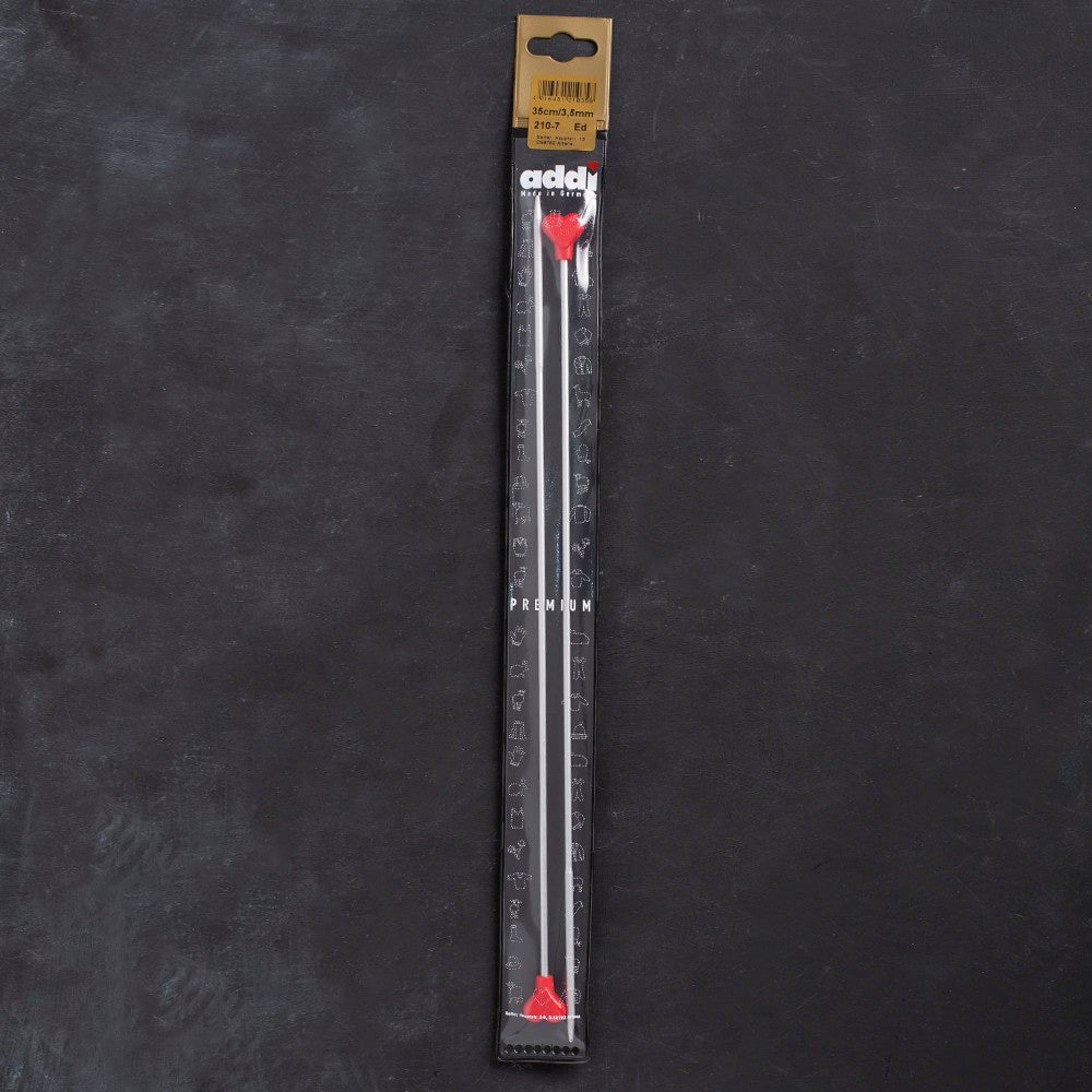 Addi 3,5mm 35cm Klasik Alüminyum Hızlı Örgü Şişi - 210-7