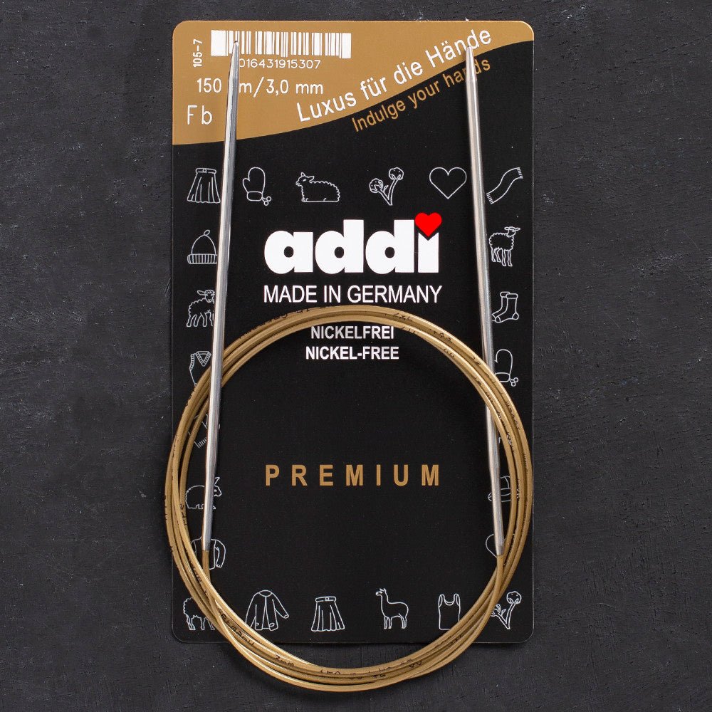 Addi 3mm 150cm Klasik Misinalı Şiş- 105-7