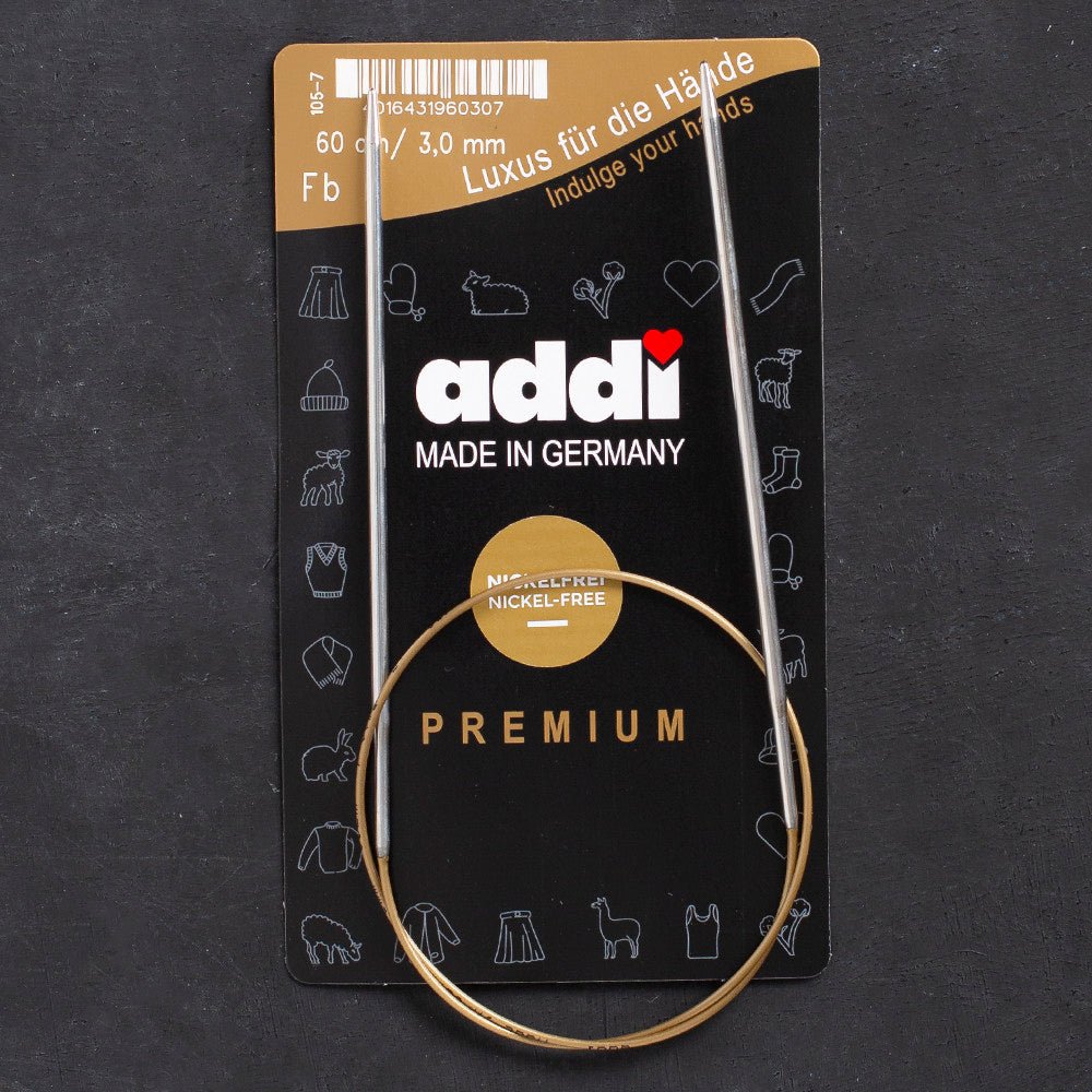 Addi 3mm 60cm Klasik Misinalı Şiş- 105-7
