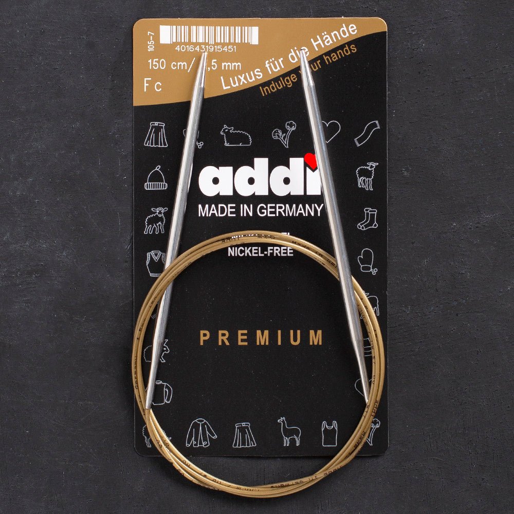 Addi 4,5mm 150cm Klasik Misinalı Şiş- 105-7