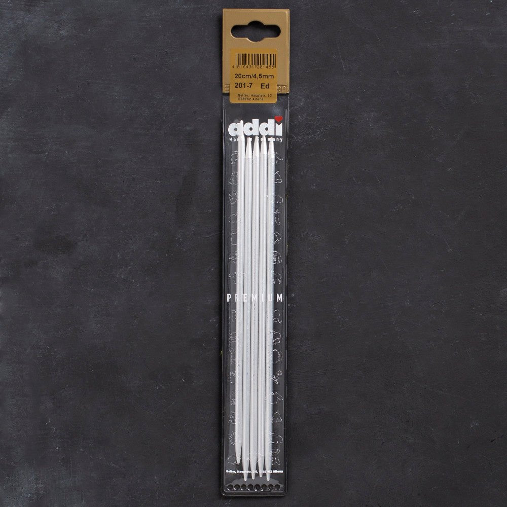 Addi 4,5mm 20cm 5'li Çorap Şişi - 201-7