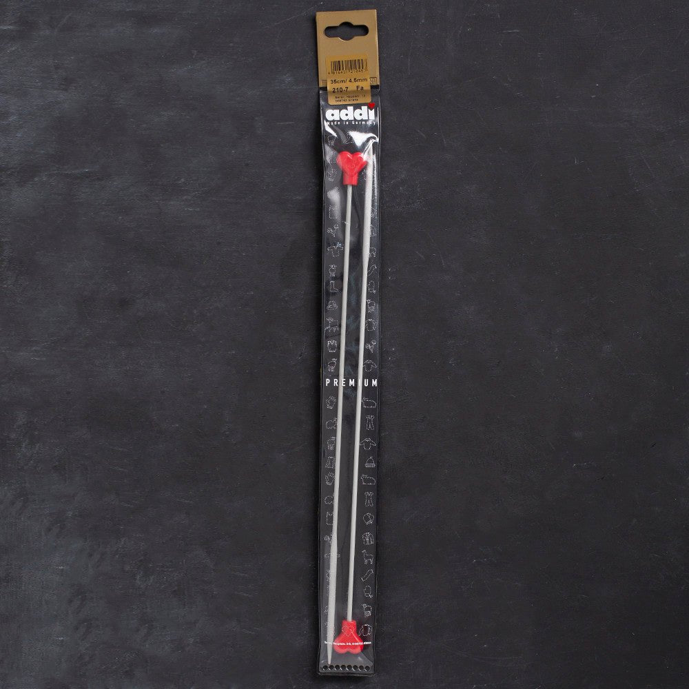 Addi 4,5mm 35cm Klasik Alüminyum Hızlı Örgü Şişi - 210-7