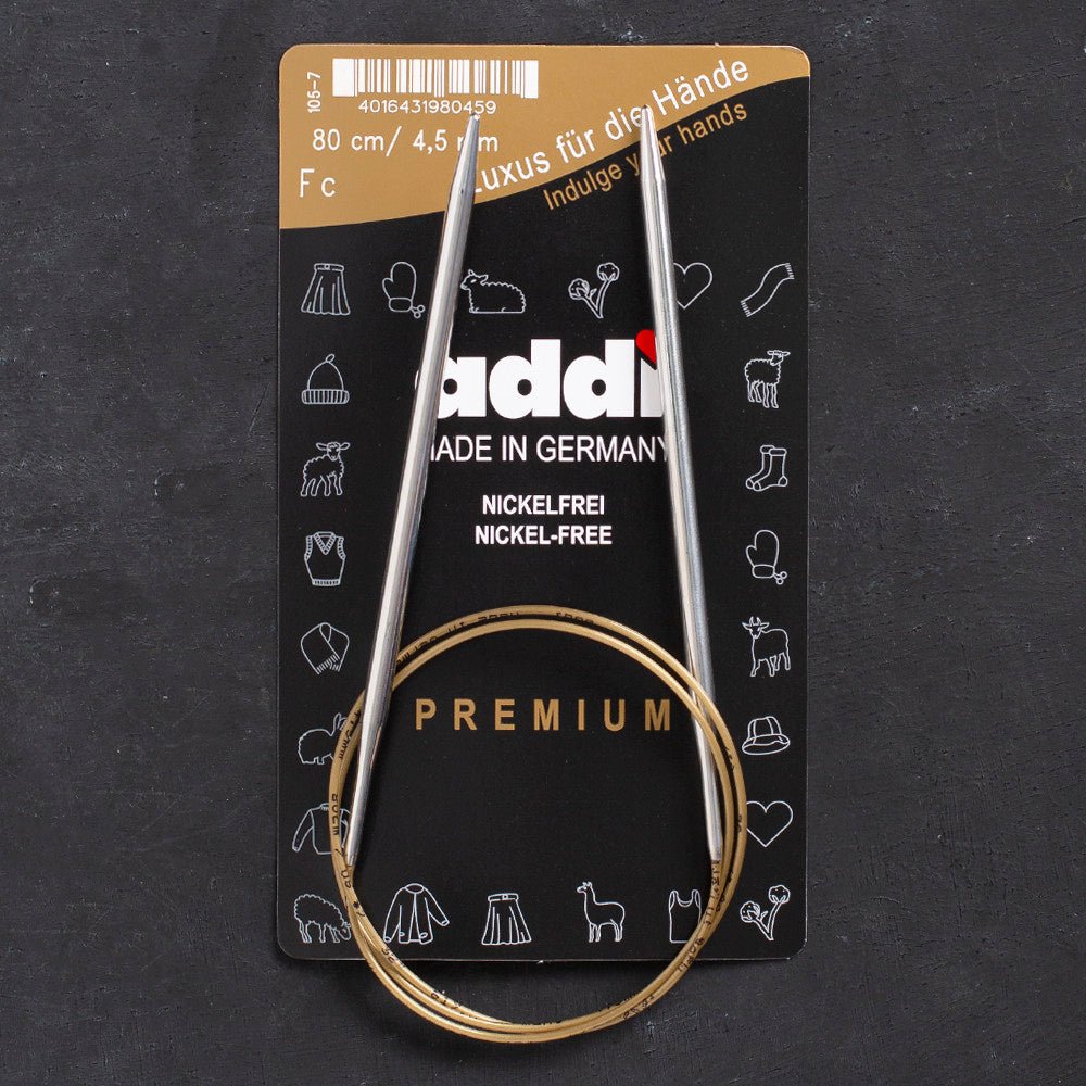 Addi 4,5mm 80cm Klasik Misinalı Şiş- 105-7