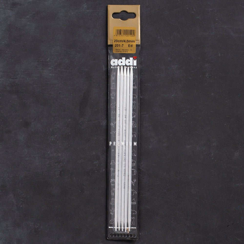 Addi 4mm 20cm 5'li Çorap Şişi - 201-7