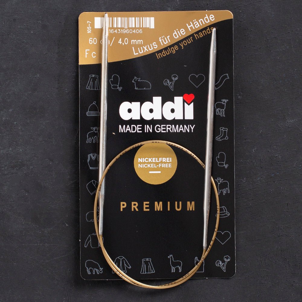 Addi 4mm 60cm Klasik Misinalı Şiş- 105-7