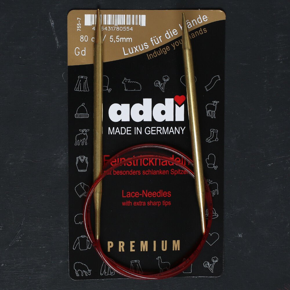 Addi 5,5mm 80cm Klasik Misinalı Dantel Şişi - 755-7