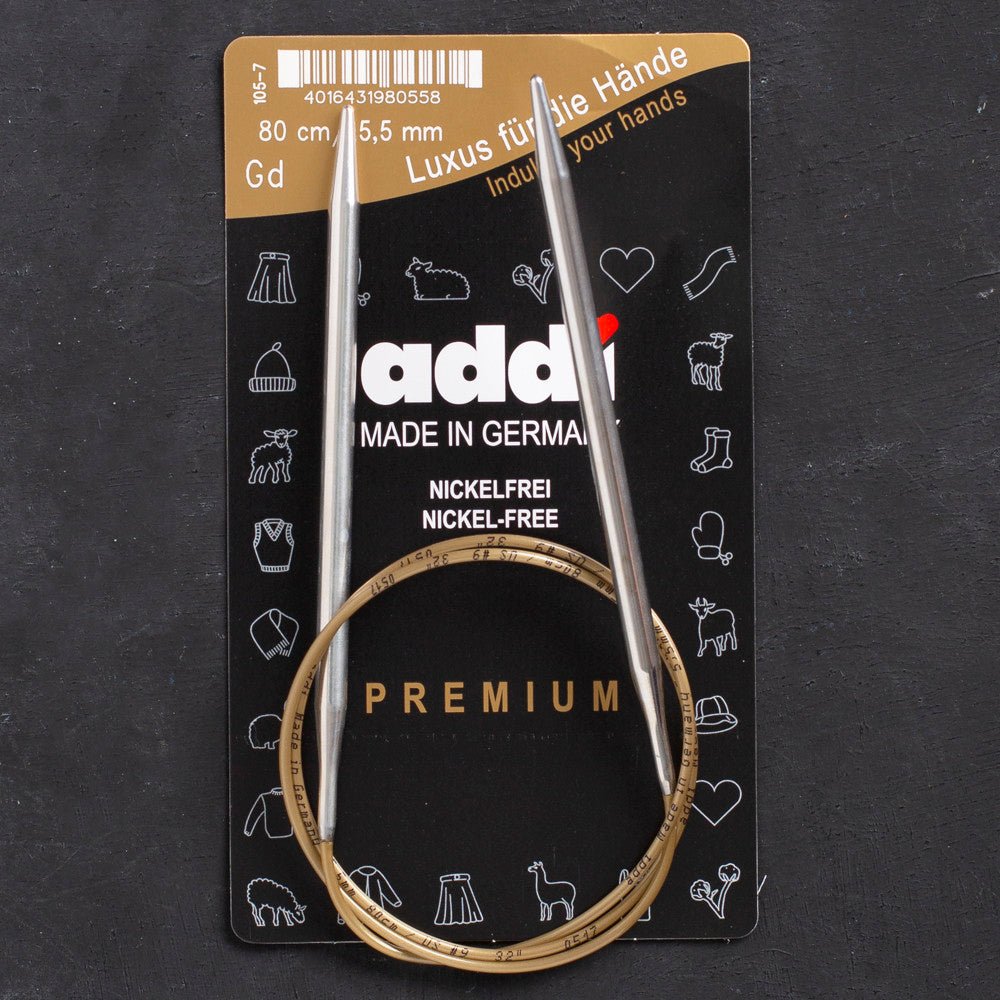 Addi 5,5mm 80cm Klasik Misinalı Şiş- 105-7