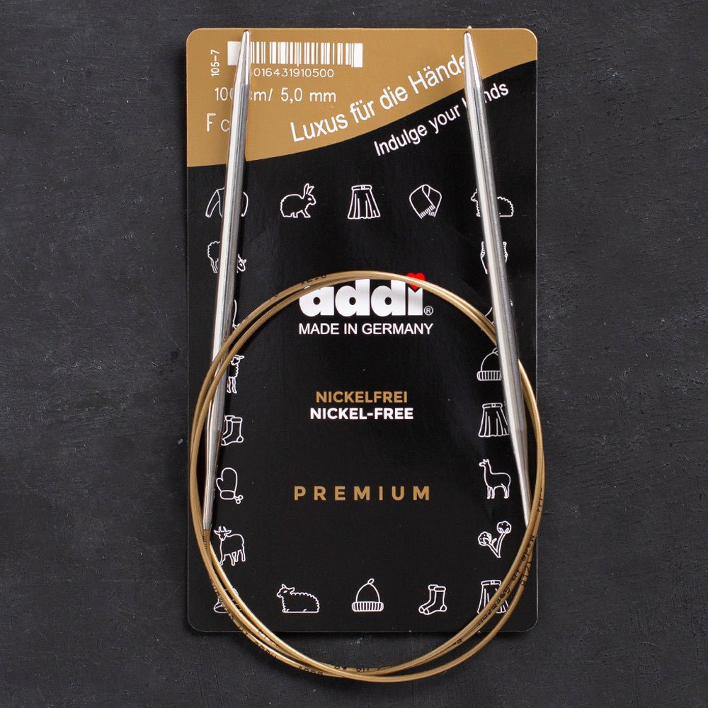 Addi 5mm 100cm Klasik Misinalı Şiş- 105-7