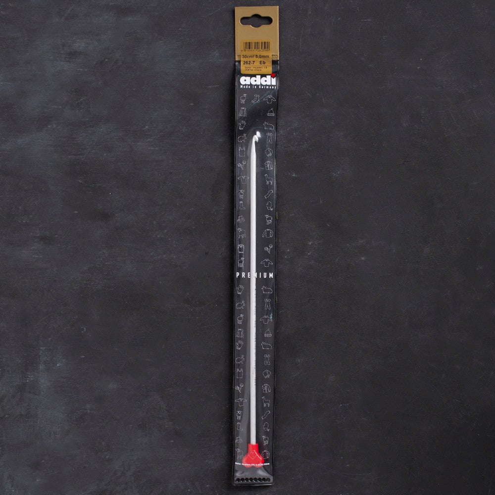 Addi 5mm 30cm Klasik Alüminyum Tunus Tığı - 262-7