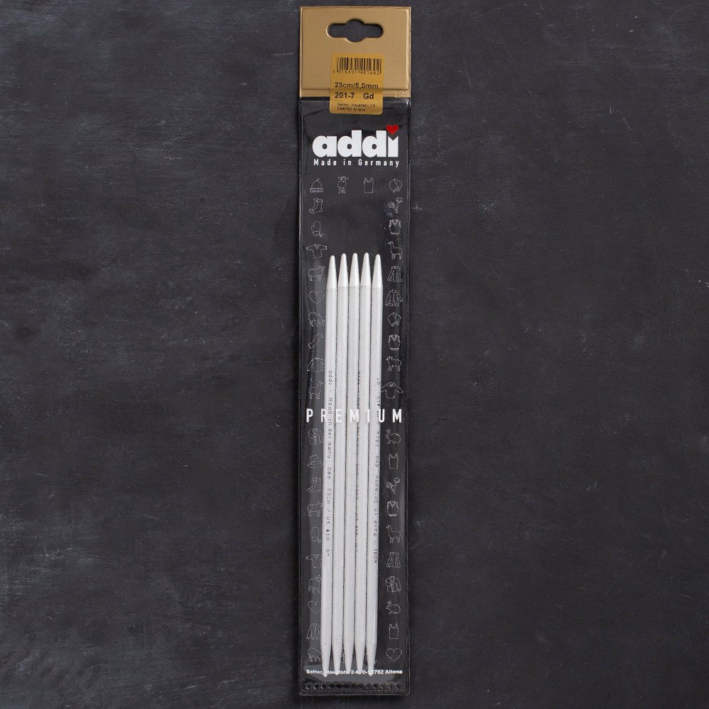 Addi 6mm 23cm 5'li Çorap Şişi - 201-7