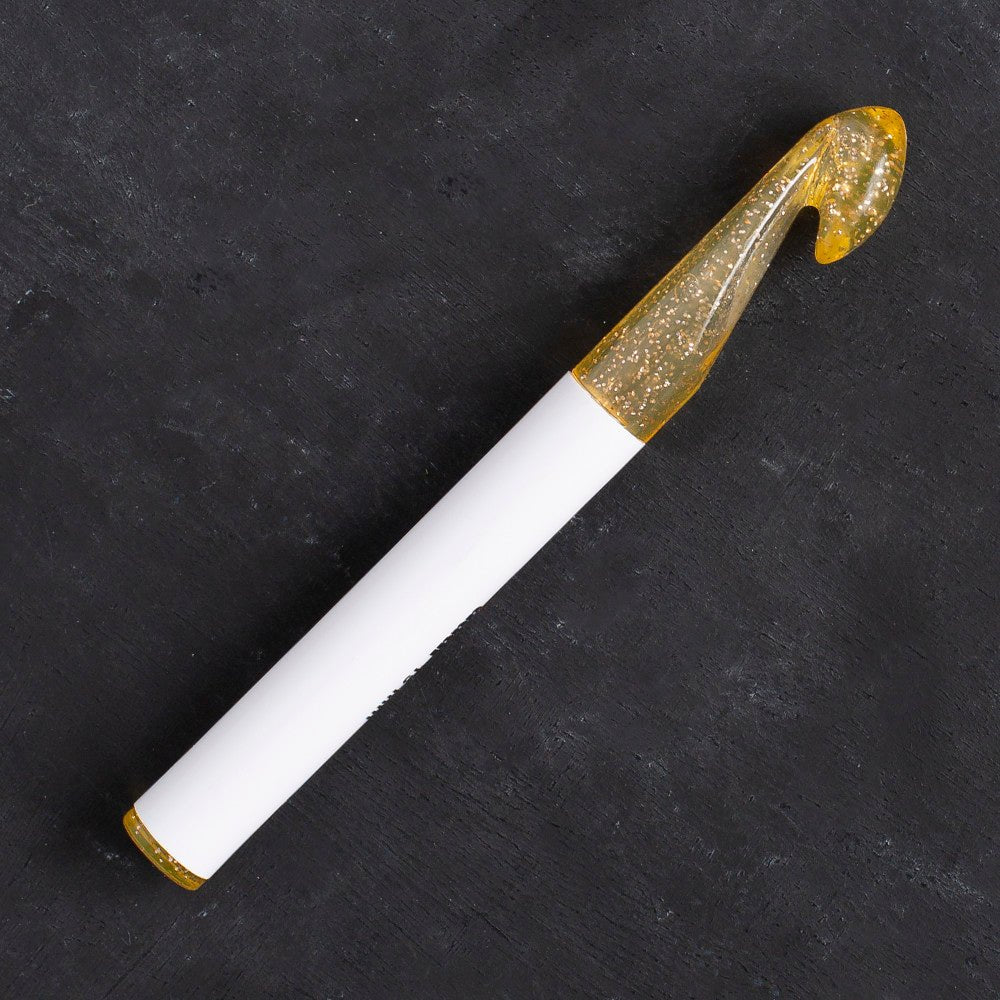 Addi Champagner 15mm 15cm Plastik Simli Yün Tığ - 445-7