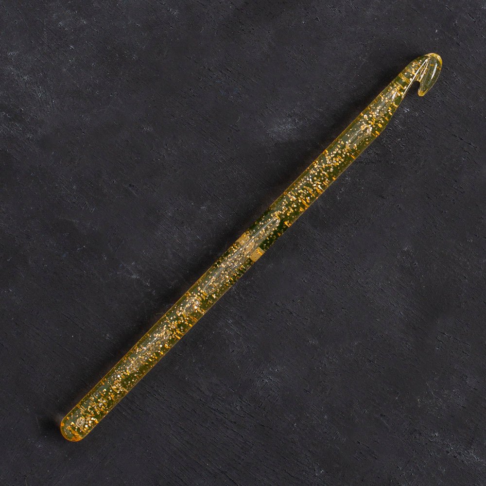 Addi Champagner 8mm 15cm Plastik Simli Yün Tığ - 445-7