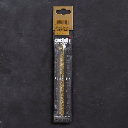 Addi Champagner 9mm 15cm Plastik Simli Yün Tığ - 445-7