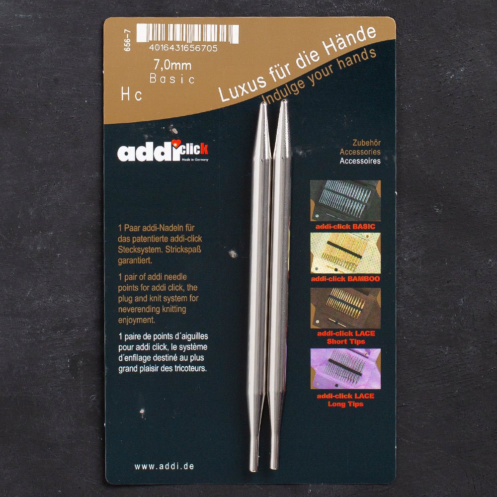 Addi Click Basic 7mm Misinalı Şiş Ucu - 656-7