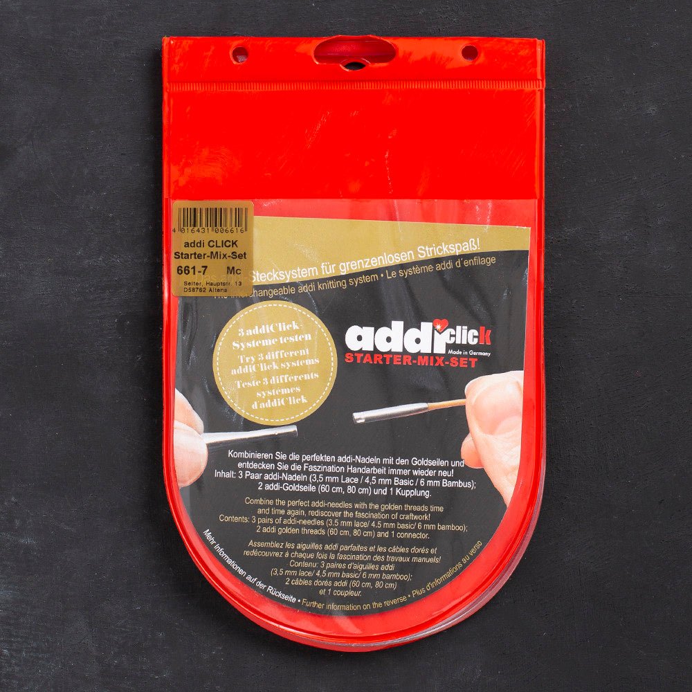 Addi Click Başlangıç Değiştirilebilir Misinalı Şiş Seti - 661-7