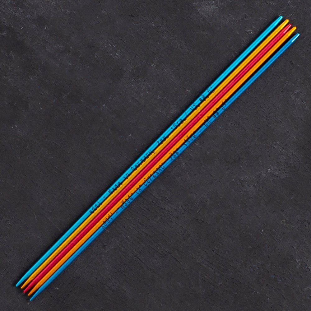 Addi Colibri 2mm 15cm Renkli Çorap Şişi - 204-7