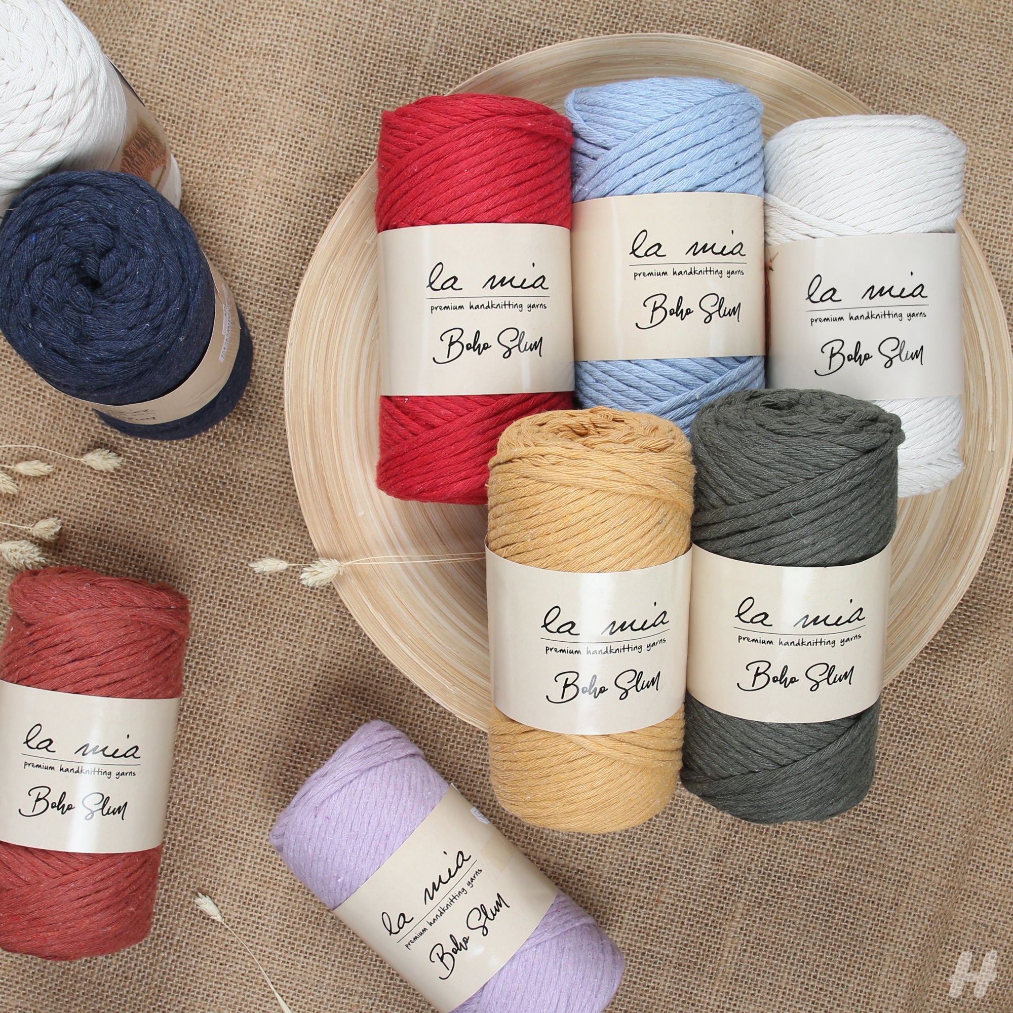 La Mia Boho Slim Bej El Örgü İpi - L156