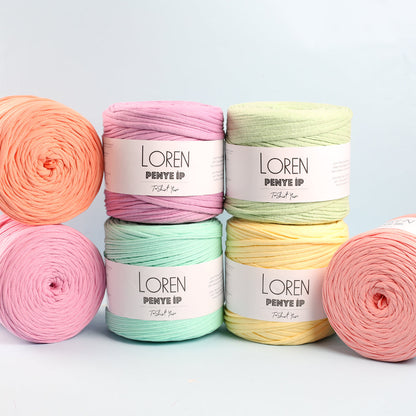 Loren Penye Kumaş El Örgü İpi Pembe - 36