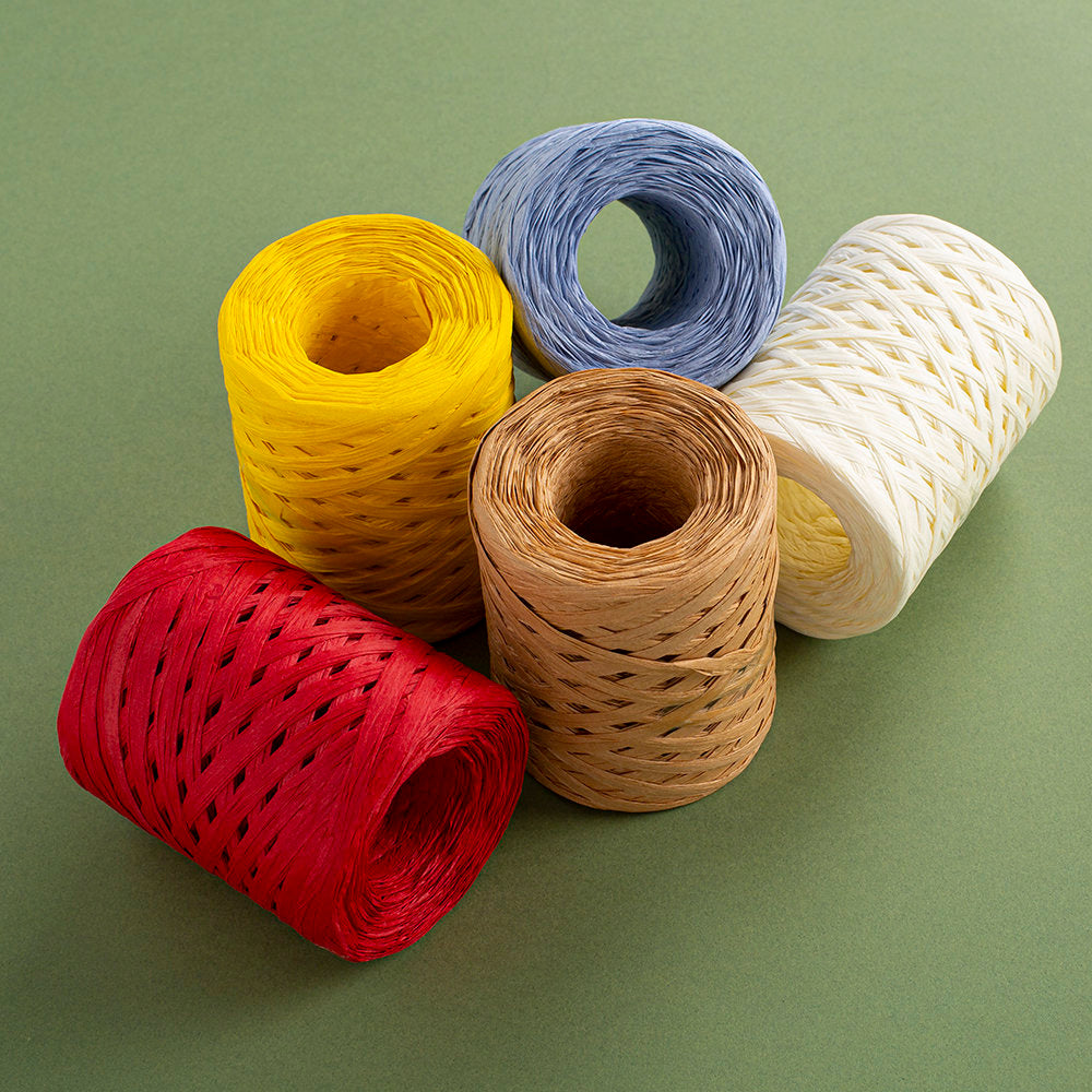 Loren Natural Raffia 90 gr Fuşya Kağıt İp - 35